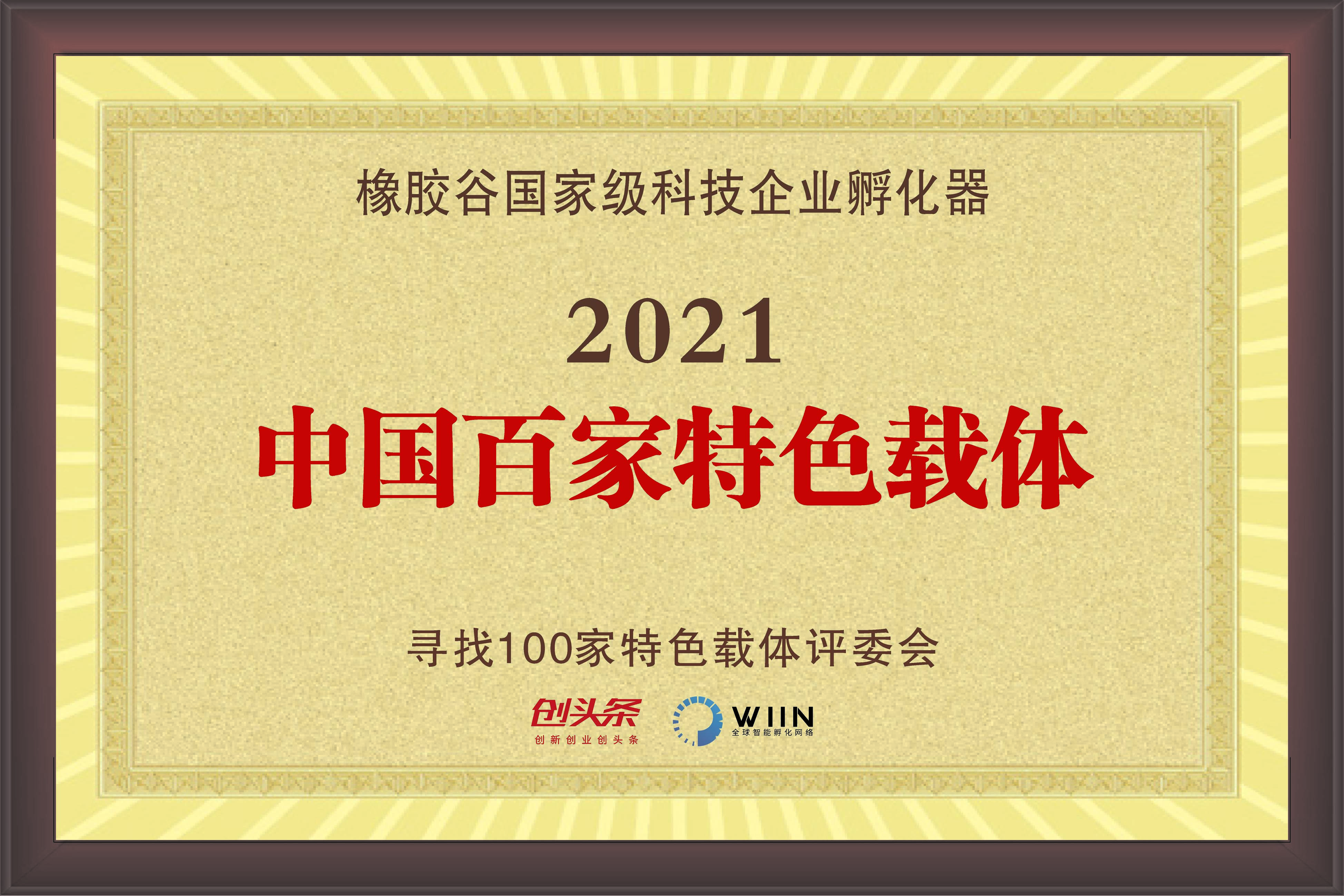 2021中國(guó)百家特色載體-國(guó)家科技企業(yè)孵化器-尋找100家特色載體評(píng)委會(huì)